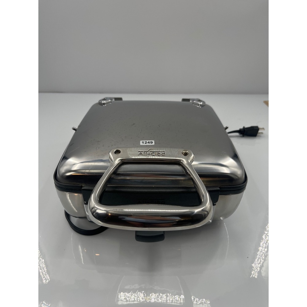 All-Clad 4-Square Belgian Waffle Maker Stainless Steel Nonstick 99012GT